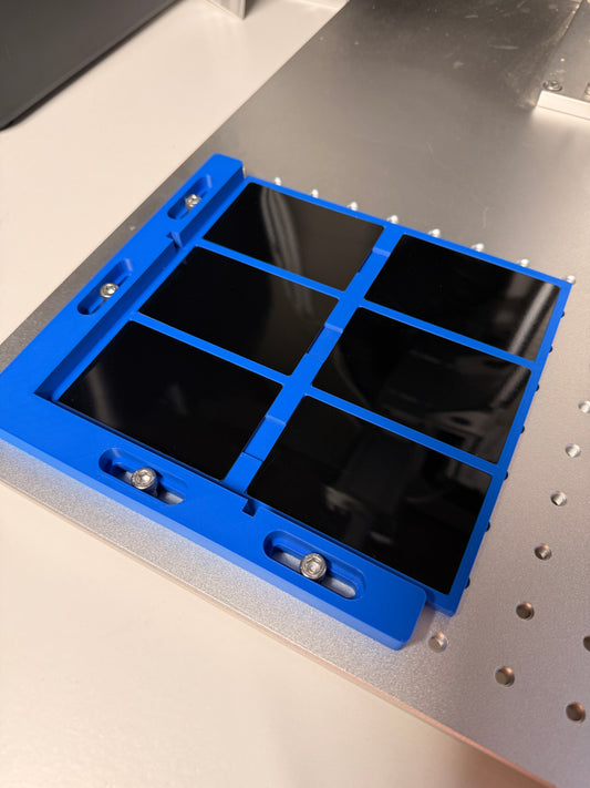 Metal Business Card Laser Engraving Jig and SVG File