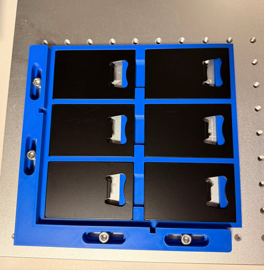 Credit Card Bottle Opener Laser Engraving Jig and SVG File