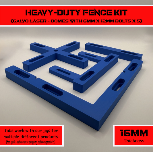 Heavy-Duty Fiber Laser Fence/Guide kit with 6mm Bolts