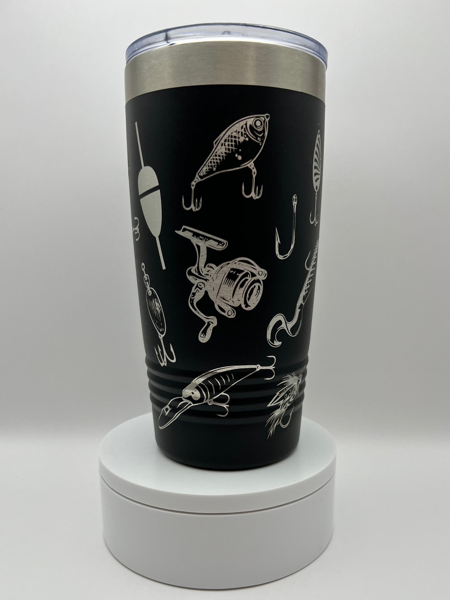 Fishing Lure Tumbler Wrap Laser File SVG - 20oz