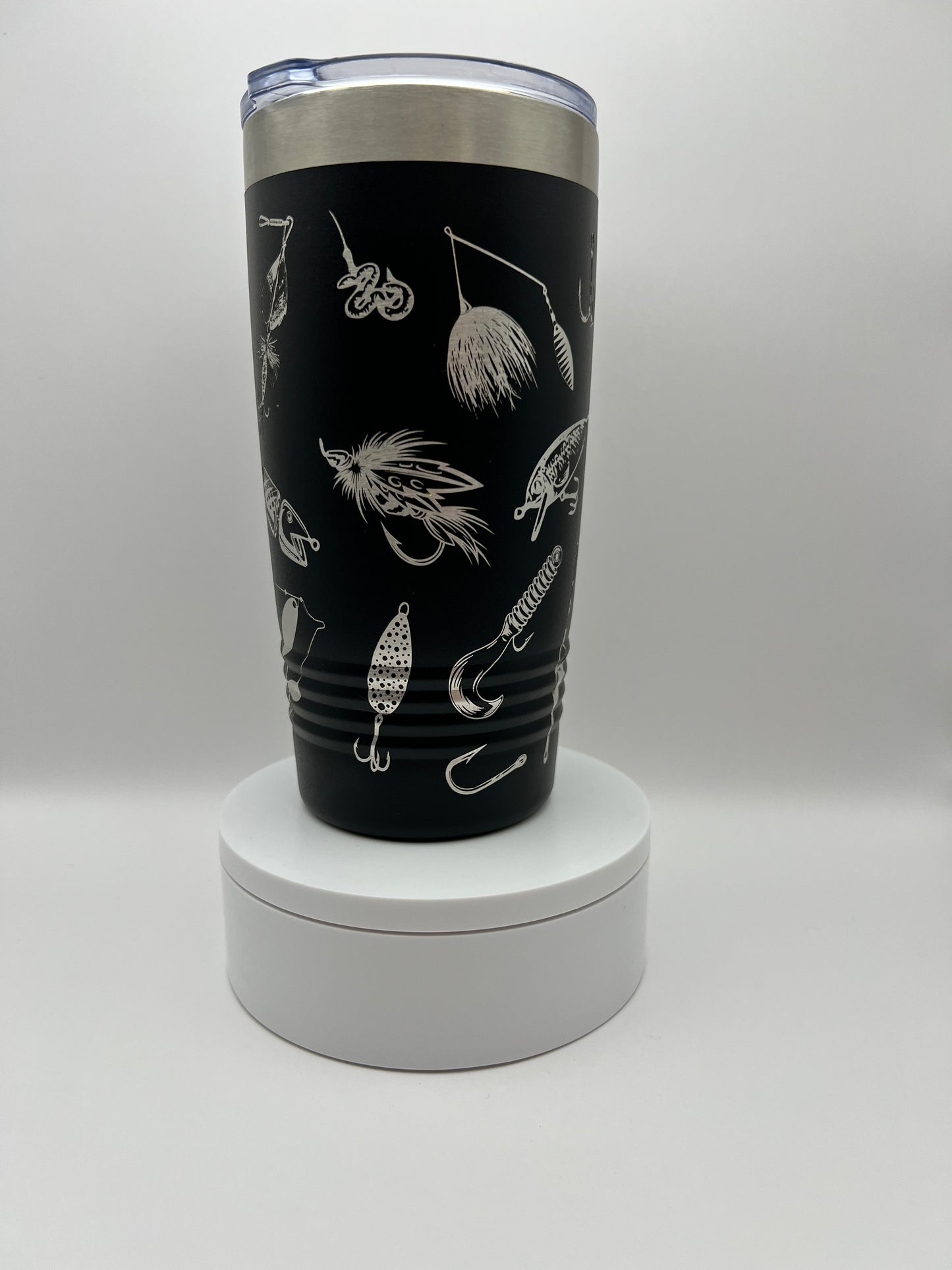 Fishing Lure Tumbler Wrap Laser File SVG - 20oz