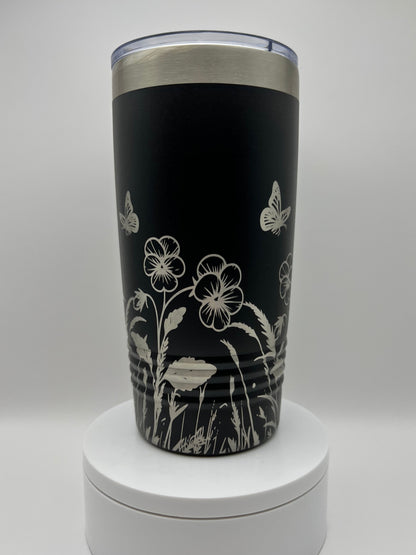 Wildflower Hummingbird Tumbler
