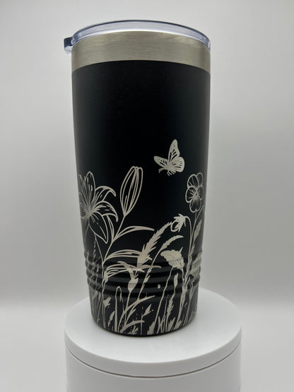 Wildflower Hummingbird Tumbler