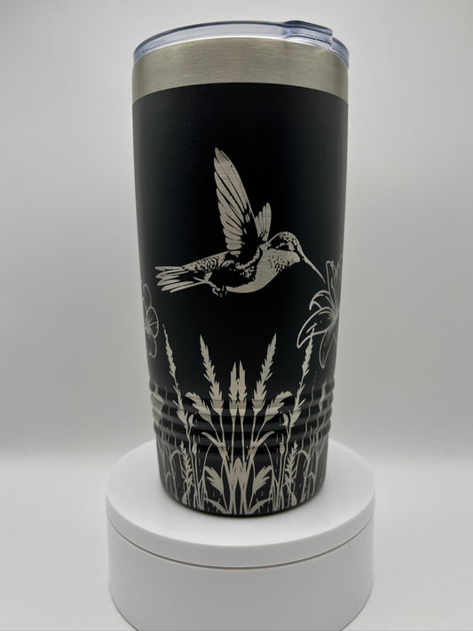 Wildflower Hummingbird Tumbler