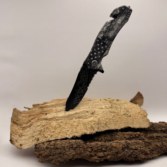 American Flag Knife
