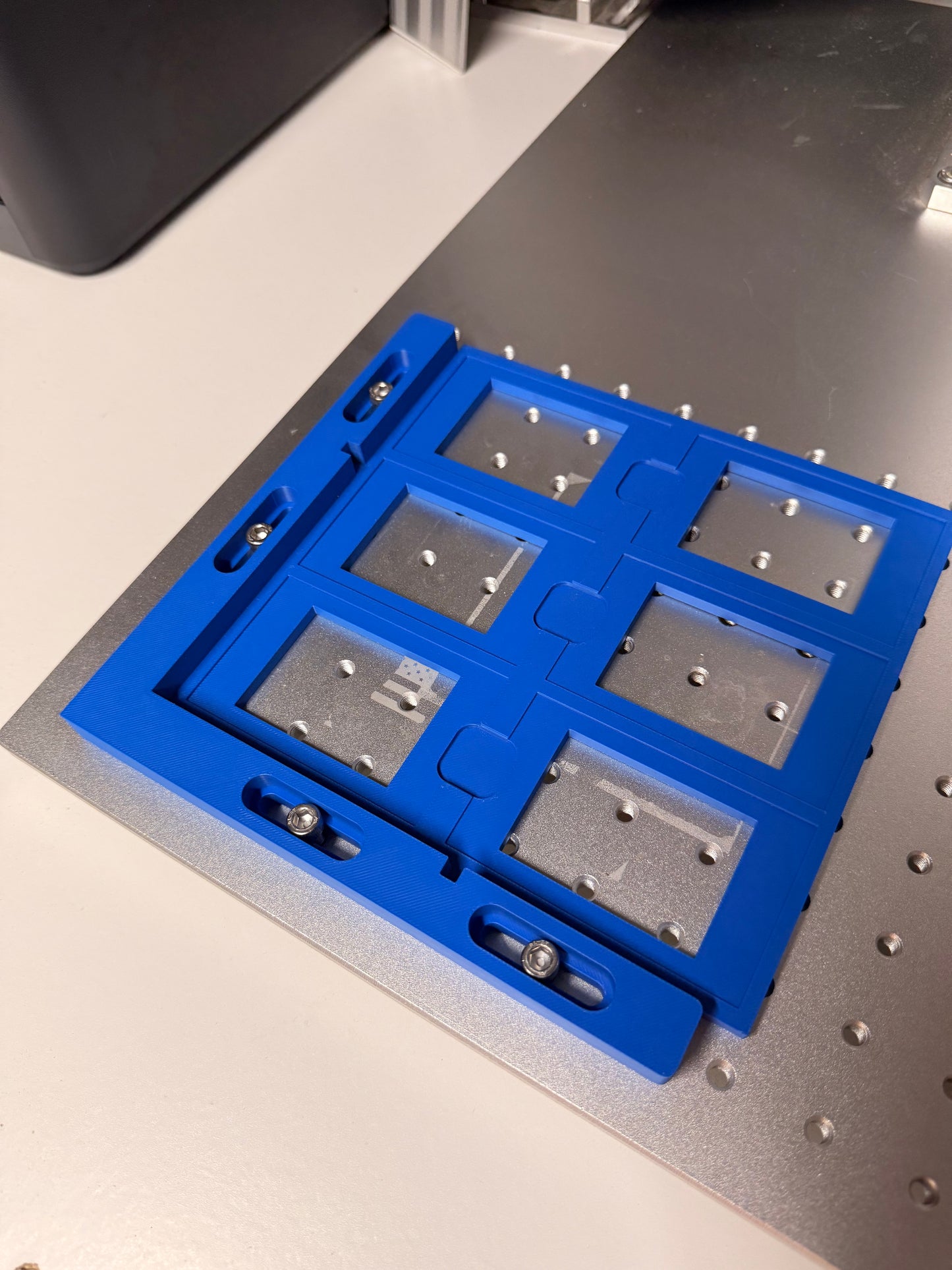 Metal Business Card Laser Engraving Jig and SVG File