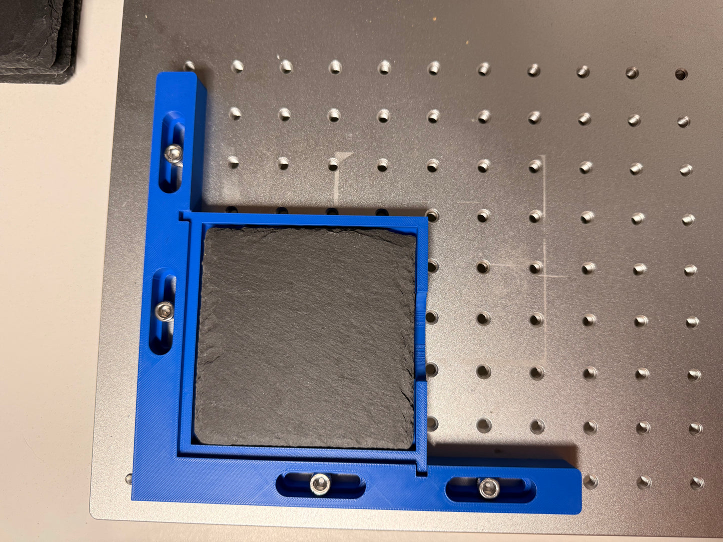 4" Square or Circle/Round Coaster Laser Engraving Jig and SVG File
