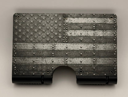 Stamped Steel American Flag
