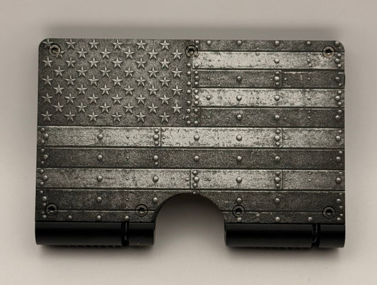 Stamped Steel American Flag