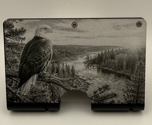 Eagle Overlooking River