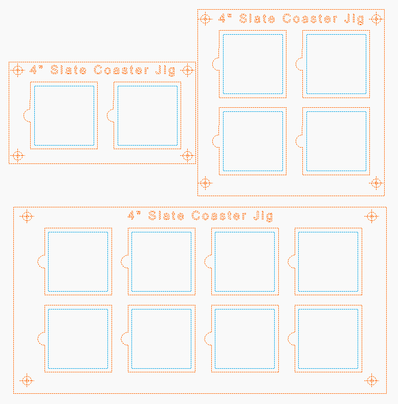 Slate Coaster Template Jig