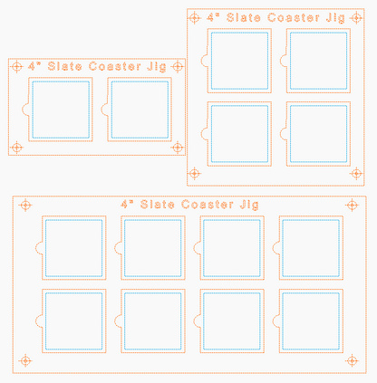 Slate Coaster Template Jig