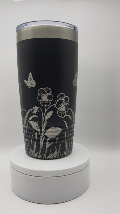 Wildflower Hummingbird Tumbler